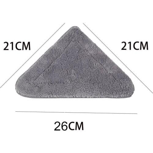 3/5pcs Chenille Triangle Cloth Dust Mop Replacement Head Pads Sweeping Clean Tool Glass for Wash Floors Rags Lightning Offers