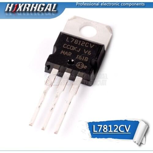 10pcs L7812CV TO220 L7812 TO-220 7812 stabilivolt voltage-regulator tube