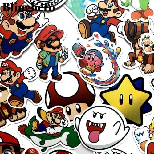 CA1414 50pcs / set Cartoon Game Sticker Stationery Water Cup Luggage Notebook Waterproof Sticker Toy Cute Sticker