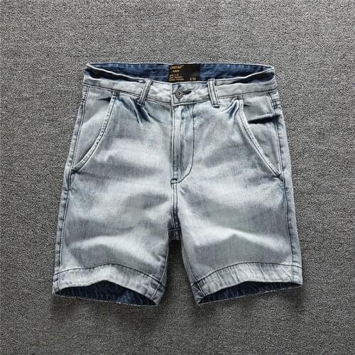 Yvlvol Men's Denim Shorts