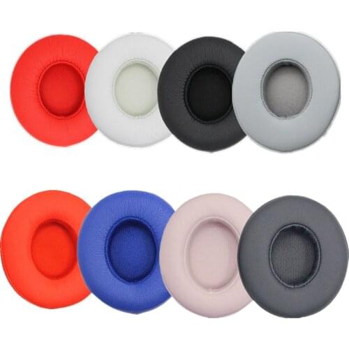 1 pair Replacement Ear pads Cushion For Solo 2 Wireless Earpads Earbuds For Beats Solo 3 Headset case ultra-soft protein skin