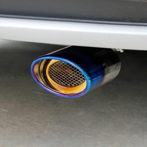 1pc for SKODA KODIAQ 2017 (Exclude 2.0 car )Exhaust pipe Tail throat decoration Stainless steel