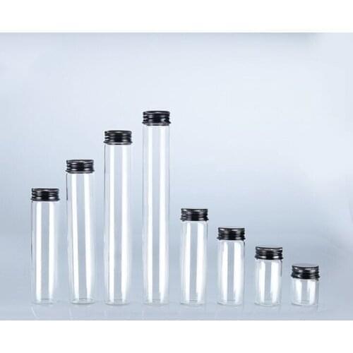 15pcs 15-110ml Small Glass Bottle With Cap Kitchen Glass Canister Snack Sugar Storage Container Jar Bottle Kitchen Accessories