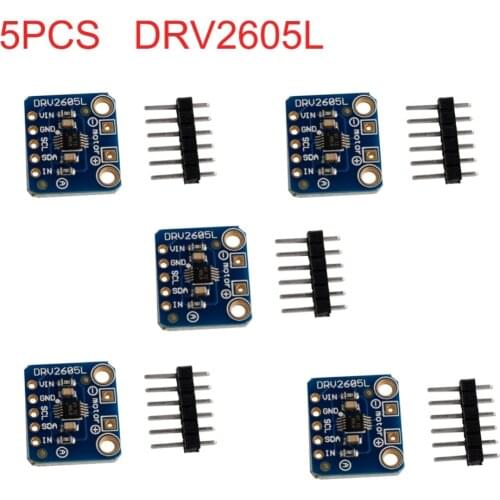 5Pcs DRV2605L Haptic Controller Motor Driver Breakout Board for Arduino Raspberry Pi I2C IIC FZ3623 RCmall