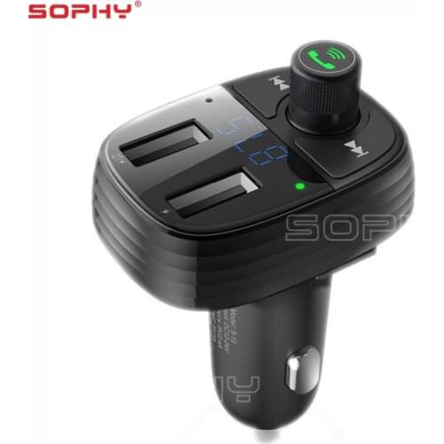 12V 2.4A Car MP3 Player Cigarette Lighter USB Charger Adapter with FM transmitter USB Power Supply