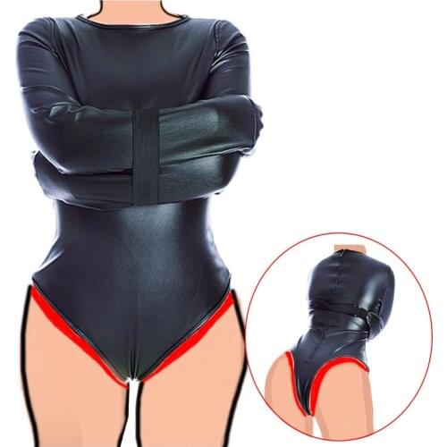Bdsm Mummy Restraint Bags Sexy Lingerie,Straitjacket Bondage ,Role-playing Costumes Armbinder,Sex Toys For Couples