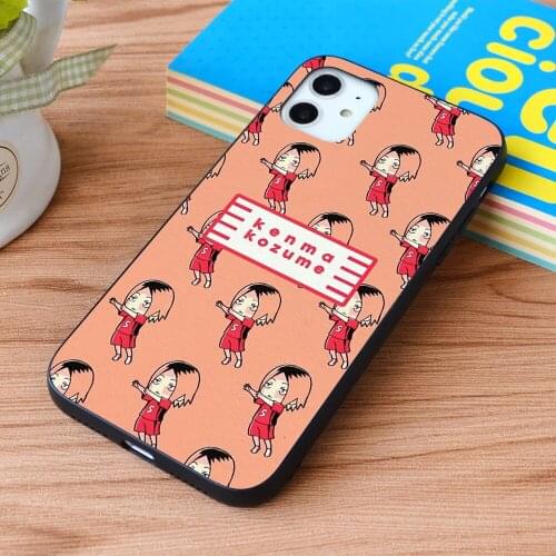 For iPhone Aesthetic Haikyuu Kenma Soft TPU border Apple iPhone Case