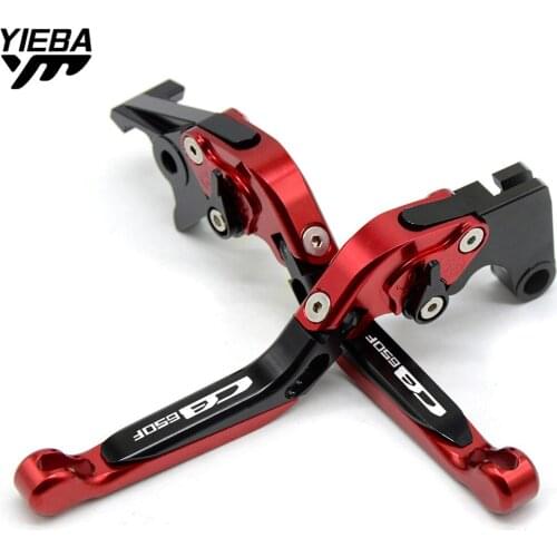 FOR HONDA CB650F CB 650F 650 F 2014 2015 2016 Motorcycle Adjustable Anti-fall Brake Clutch Levers Brake Handle With CB650F LOGO