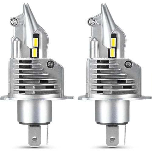 /HL H4 LED Headlight Bulbs 12V 100W 16000LM Diode Lamps LED H4 for Cars High Beam Dipped Beam Motorcycle Auto Grade Chips
