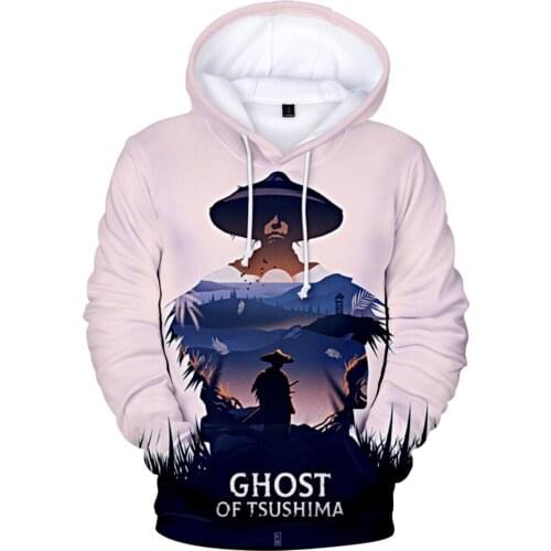 Creative Print Hisoka Cosplay Graphic 3D Hoodies Ghost of Tsushima Sweatshirts Men Women Unisex Fashion Long Sleeve Teen Clothes