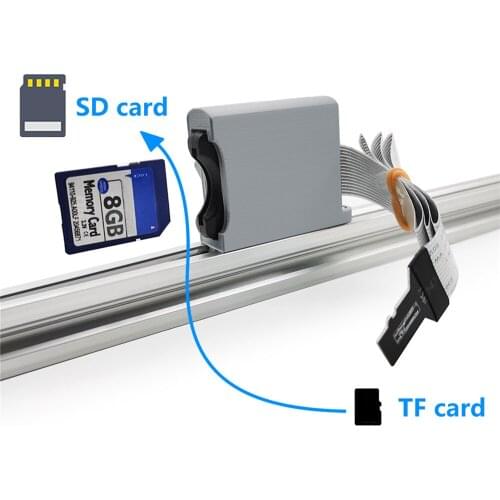 TF to SD Card Reader Cable Reading Module Multifunctional Card Reader Kit for Creality Ender3/ 3S 3D Printer Accessories