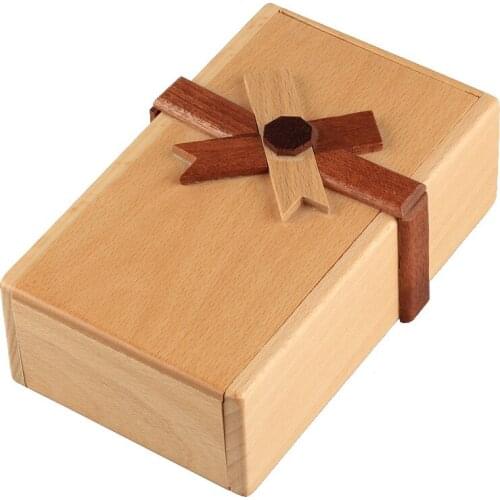 Building Blocks Switch Gift Box Educational Toy Luban Burr Puzzle Fun Unlock Valentine' Gift