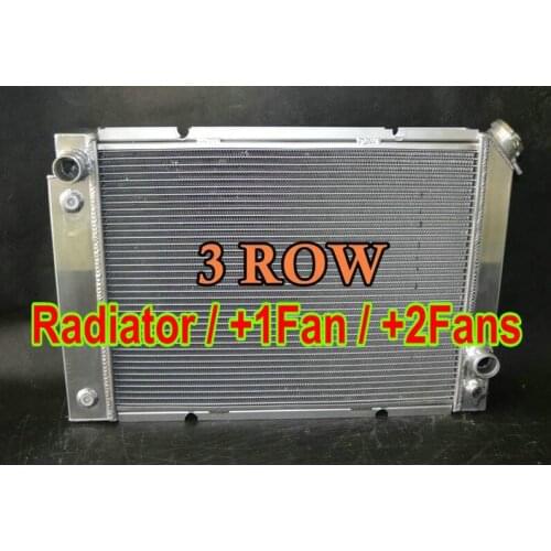 NEW Aluminum Radiator + Fans For Pontiac Fiero Pontiac Fiero GT/SE/Sport/Indy/Mera/Formula I4 V6 2.5L 2.8L 1984-1988 151/173