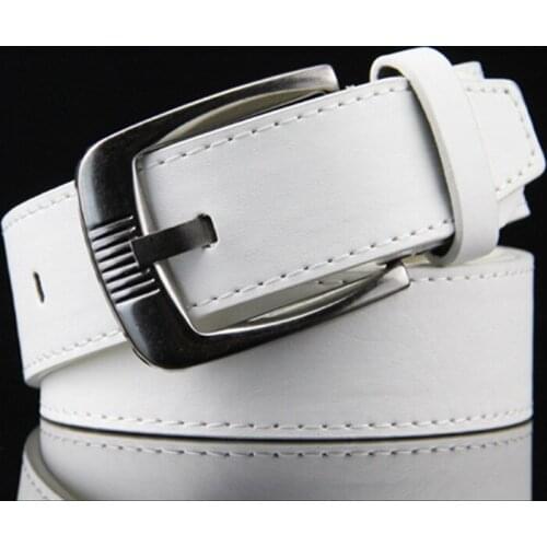 New Mens Pin Buckle Belt Fashion Casual Trend Designer Leather Cummerbunds All-Match Jeans Dress Pants Accessories Waistband