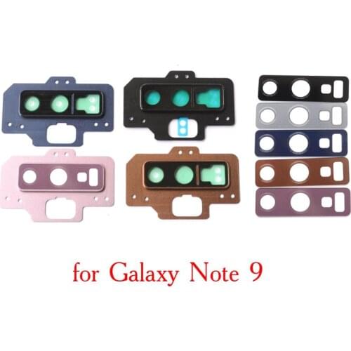 New original rear back camera glass lens with ring holder braket for Samsung Galaxy Note 9 Note9 N960