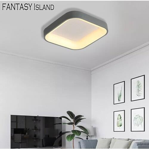 Classical Ceiling lamp Modern led Ceiling Lights for living Room Bedroom Study Room Corridor Grey or White Color Lighting Light