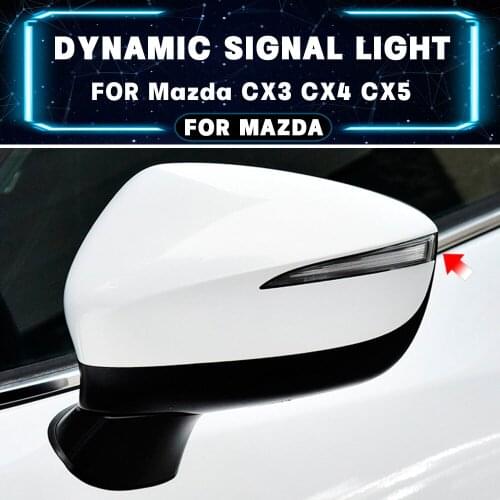 LED Dynamic Turn Signal Blinker Sequential Indicator Side Mirror Light Lamp For Mazda CX-3 CX3 2016-18 CX-4 CX4 CX-5 CX5 KE 2016