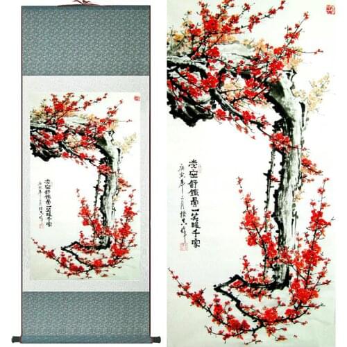 Super quality traditional Chinese Art Painting Home Office Decoration Chinese painting plum blossom picture