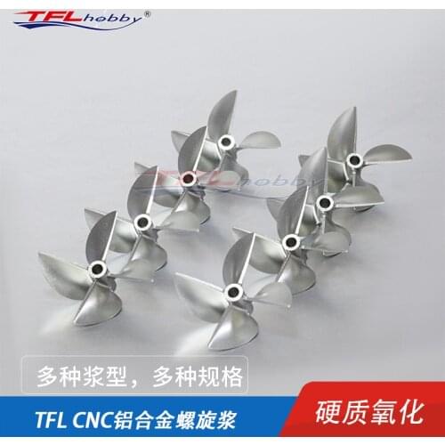 CNC machined aluminum alloy high-performance propeller for RC boat