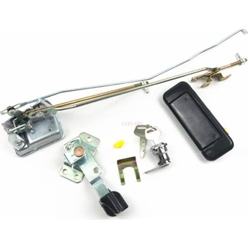 Excavator cab door lock assembly outside handle lock block excavator accessories For KOMATSU PC200/220/240/360-7