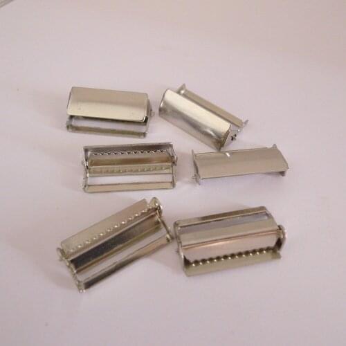 50pcs 1" 25mm Suspender Clips Hardware Adjuster Suspender Hardware Supplies