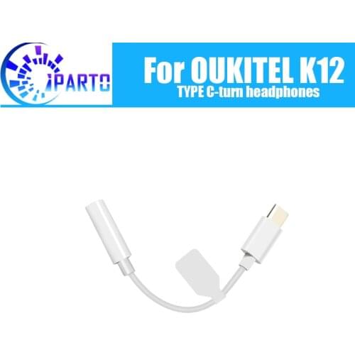 100% Original New for OUKITEL K12 Type-C to headphone Adapter