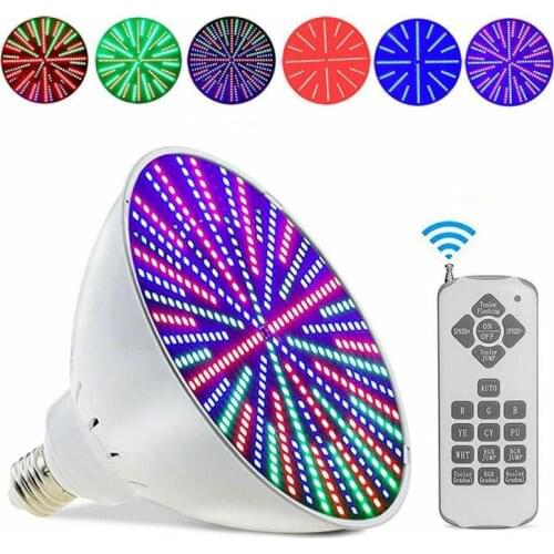 35W LED Light Underwater Remote Floating Control Light Swimming Pool Waterproof Lamp Baby Bathroom Light Underwater Lights