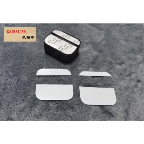 50 pieces/lot For Airpods Sublimation Blank heat press PC Plastic case cover with printable aluminium plate and Gule