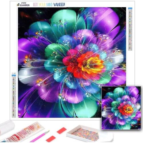 Diamond Painting Flowers Picture 5D DIY Full Diamond Art Mosaic Embroidery Cross Stitch Kits Home Decor pintura diamante cuadros
