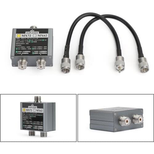 Artudatech MX72 HAM Antenna Combiner HF VHF UHF Multi-Frequency Transit Station Duplexer