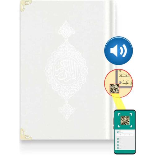 Bag Boy Velvet Holy quran (White, Gilded, Sealed)