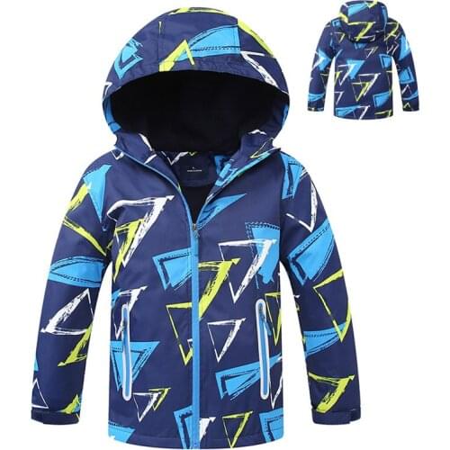 Children Jacket For Boy Hoodies Kids Warm Teenage Coat Kids Fleece Windbreakers WaterProof Clothes 2020 Autumn Winter