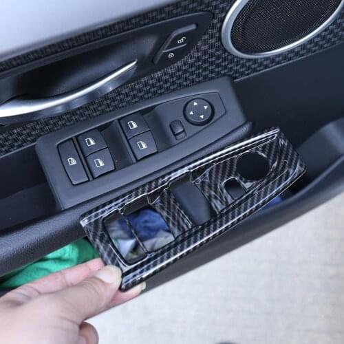 For BMW 2 Series F45 F46 2015-2019 ABS Car Window Lift Switch Button Cover Trim Stickers Interior Car Accessories Left Hand Driv
