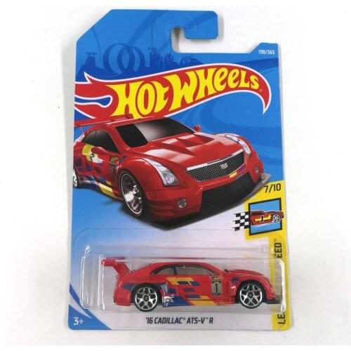 Hot Wheels 1:64 Car 16 CADILLAC ATS-V R Collector Edition Metal Diecast Model Cars Kids Toys Gift
