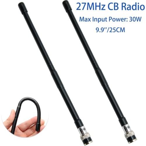 2pcs BNC Connector for CB Antenna 26MHz-27Mhz Compatible the Cobra Midland Uniden Maxon Radio Shack Portable Handheld CB Radio