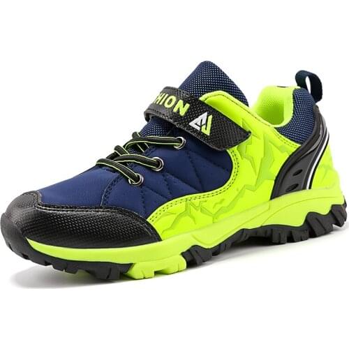 Children Shoes For Kids Sneakers Boys Casual Shoes Girls Sneakers Leather HIking Camp Trainers Climb Mountains Anti-slippry