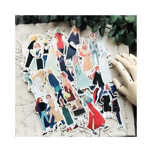 KSCRAFT 31pcs Girl Sticker for Scrapbooking Happy Planner/Card Making/Journaling Project