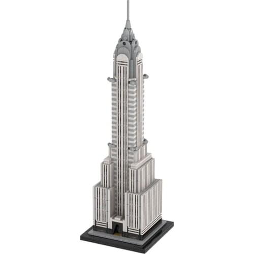 MOC 30051 Downtown Building Model Skyline House Street View Classic Landmark Building Block Models for Kids DIY Gifts Toys