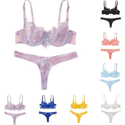 Gentle Woman Suit Erotic Underwear Sexy Lace Temptation Three Point Lingerie With Steel Ring Lingerie Porno Valentines Gift #l