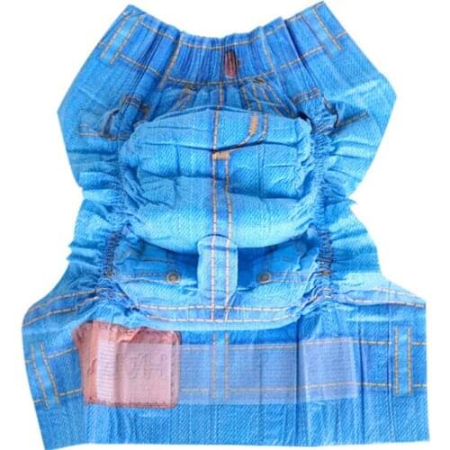 New Cool Dog Diapers Female Dogs Physiological Sanitary Pants Super Soft Absorbent Powerful Pet Jeans