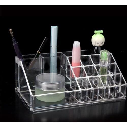 Makeup Organizer Cosmetic Box Lipstick Jewelry Display Box Case Holder Acrylic Make Up Storage Holder Dressing Table Organizer