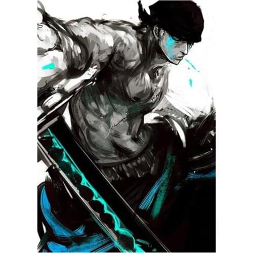 Full Square Diamond Painting Japanese Animation Poster Home Decoration Round Embroidery Picture Handcraft Mosaic Art Kit