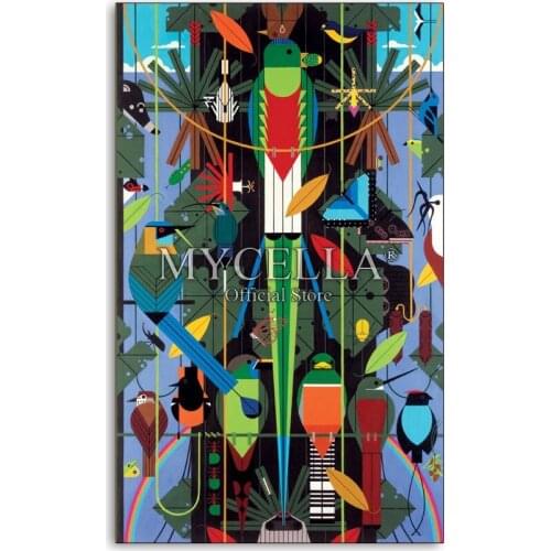 Birds 5d Diy Diamond Painting Cross Stitch Diamond Embroidery Cartoon Animal Diamond Mosaic Christmas Gift Rhinestone Home Decor