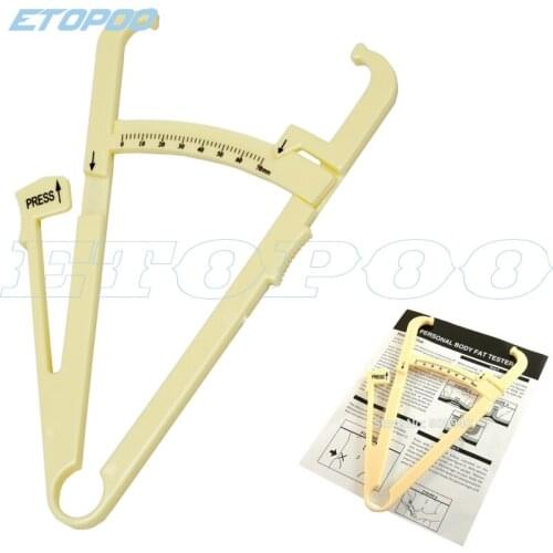 0-70mm New Accurate Fitness 3000 Body Fat Caliper Tester plastic skinfold caliper