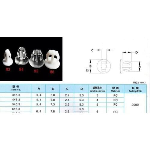 LED Plastic Staples, Aluminum Substrate Buckle