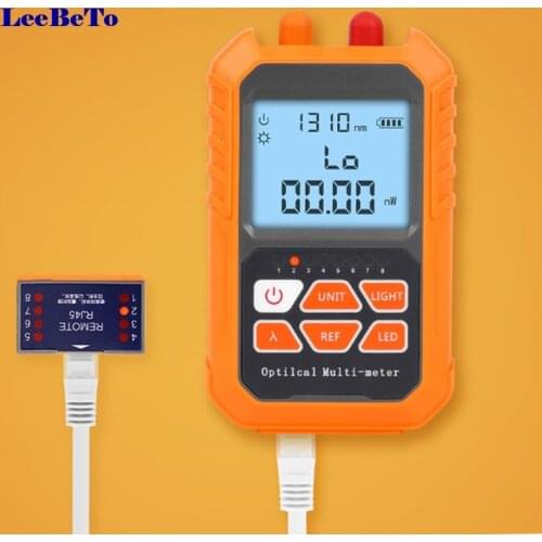 1Mw With 5Km Visual Fault Locator 3in1 Optical Power Meter Visual Fault Locator Network Cable Test Lighting Optical Fiber Tester