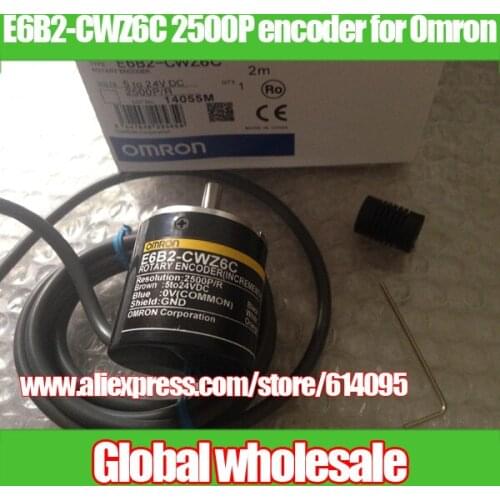 1pcs E6B2-CWZ6C 2500P/R encoder for Omron / incremental optical encoder / 2500 line of high-precision encoder