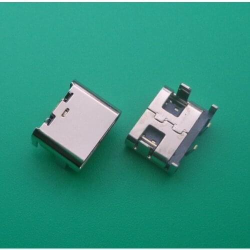 1pcs Micro USB JACK 3.1 Type-C 6pin 2pin 2p female Connector For Mobile Phone Charging port Charging Socket