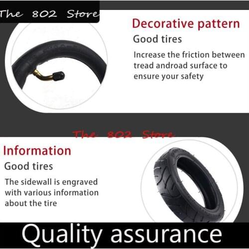 8X2.0-5 8 inch pneumatic Tire Outer tyre＆Inner Tube With Bent Valve Suits Electric scooter baby trolley