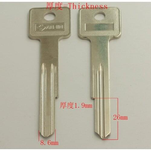 A236 Wholesale Locksmith Keymother Brass House Home Door Blank Empty Key Blanks Keys 15 pieces/lot